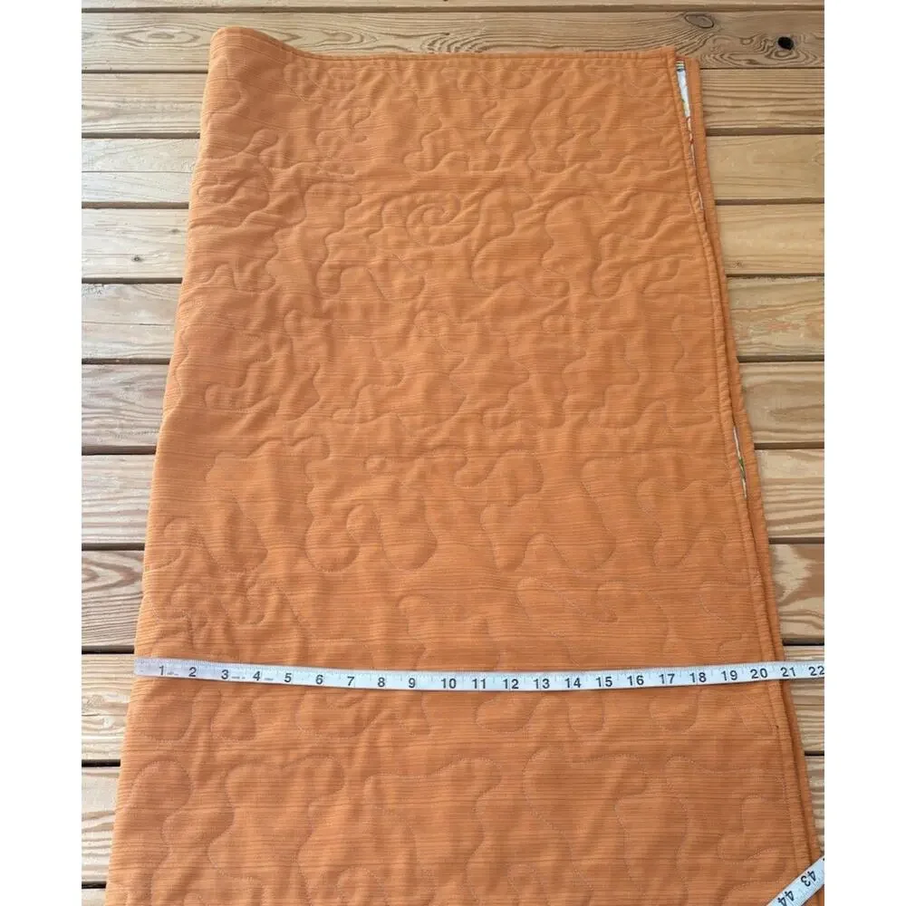 Vintage Komforters For Kids Handmade Clown Quilt Size 38x40 Orange R2